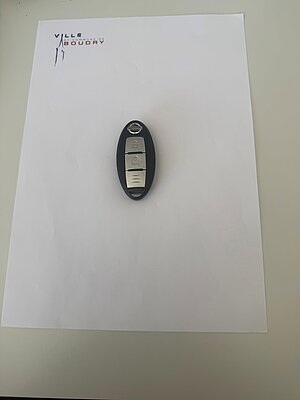 Clé de voiture Nissan