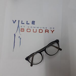 lunettes rond noir
