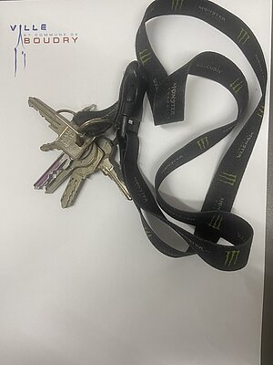 Clés porte cou Monster